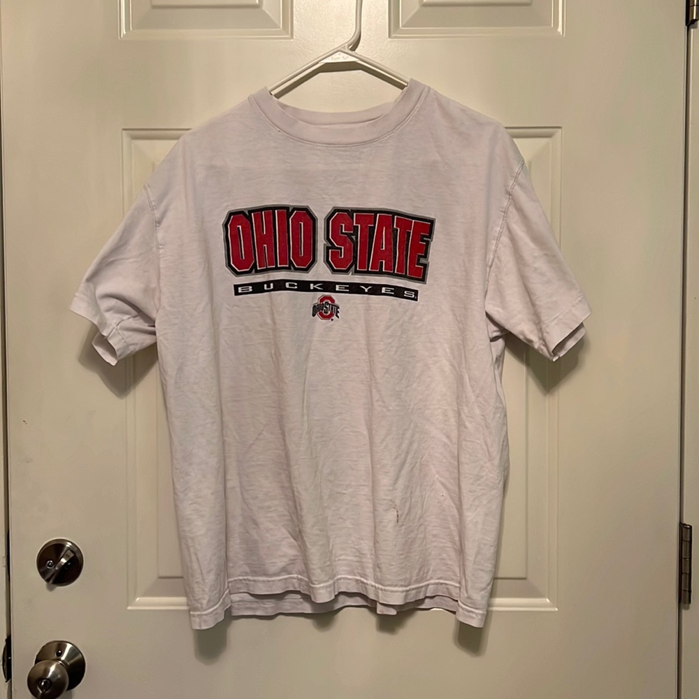 Ohio State Graphic T, White, Large